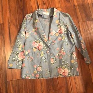 Floral blazer
